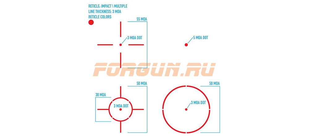 Коллиматорный прицел Firefield Impact XL 33х24 (FF26024)